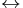 \leftrightarrow\quad